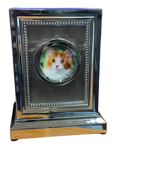 Circle Photo Frame Pet Urn
