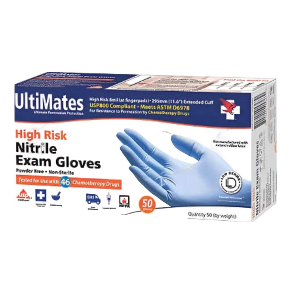High Risk Nitrile Exam Gloves