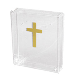 Clear Lucite Tabletop Contribution Box