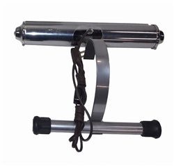 Casket Lamp With Magenta Bulb