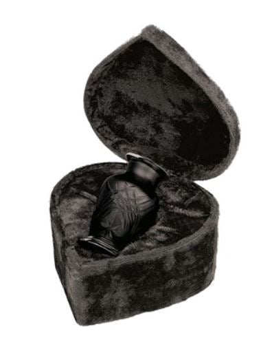 Hand-Cut Art Glass Urns