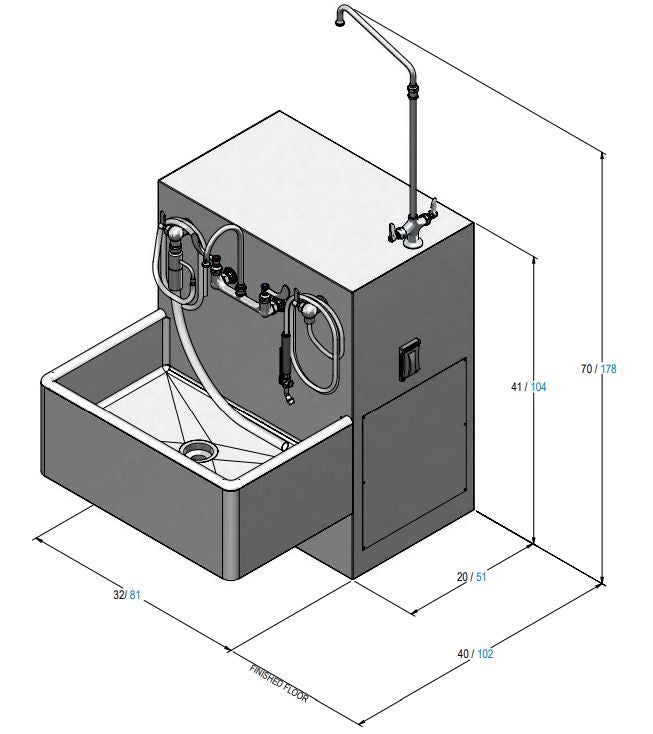 Low-Boy Embalming Station