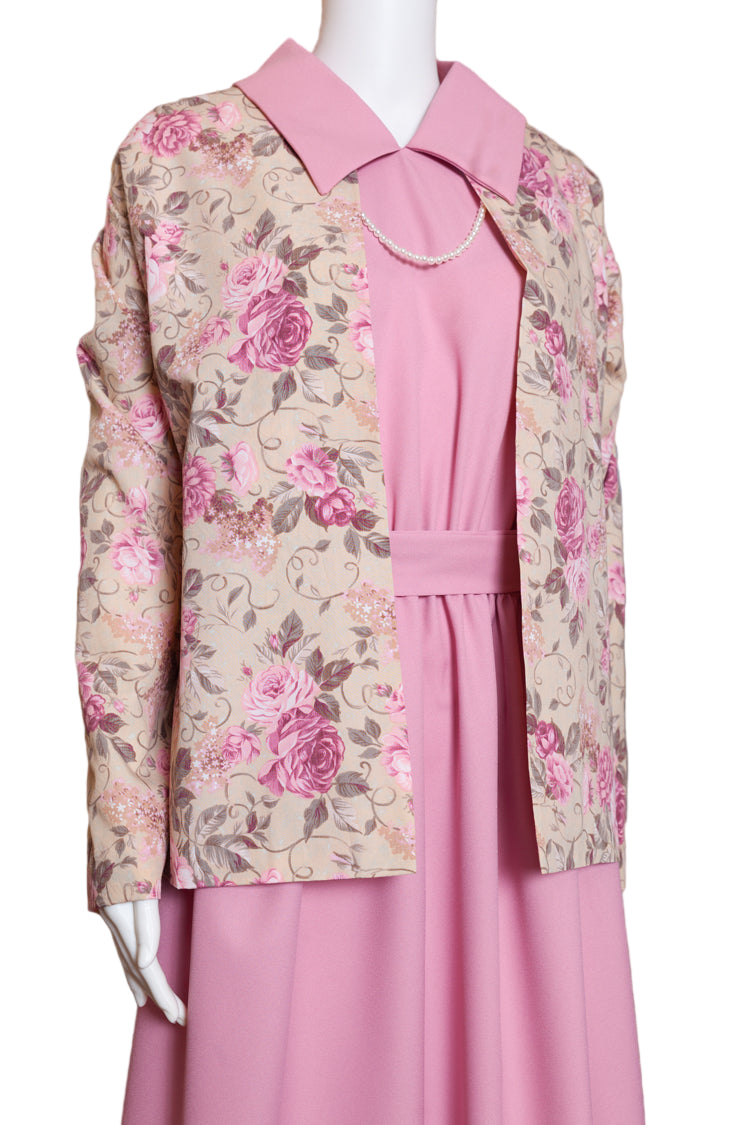 Polyester Suit w/Floral Jacket