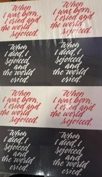 "I Rejoiced" Micro-Perforated Prayer Cards