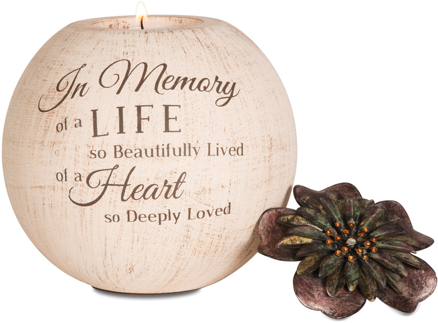 "In Memory" Tea Light Candle Holder