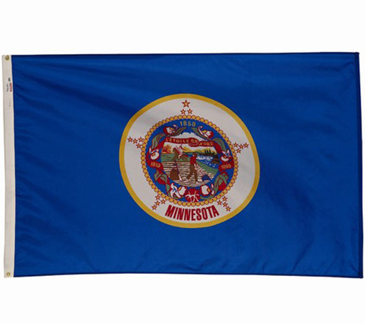 PERMA-NYL Minnesota State Flag: 3' x 5'