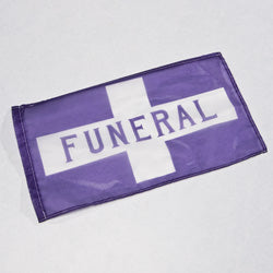 Dual Magnetic Funeral Flag Set