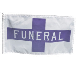 Dual Magnetic Funeral Flag Set