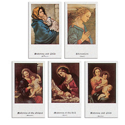 Prayer Cards; Madonna Series-1