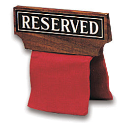 Pew & Chair Reserved Sign