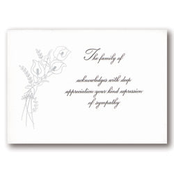 Acknowledgment Card L