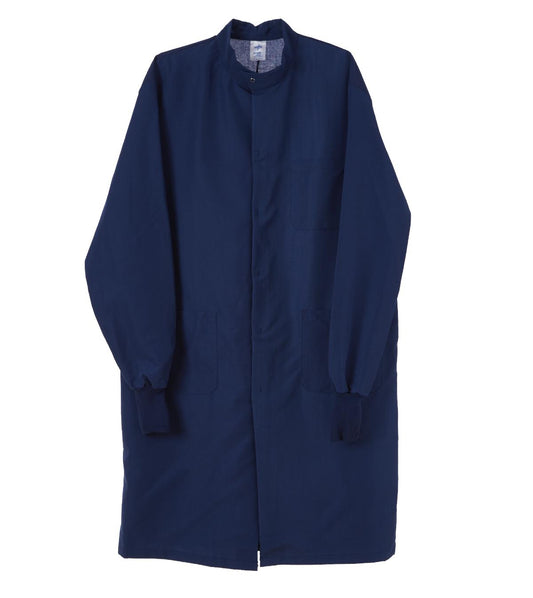 Knee Length Lab Coat - Navy