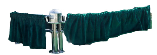 Green Double Drape for Telescoping Stand