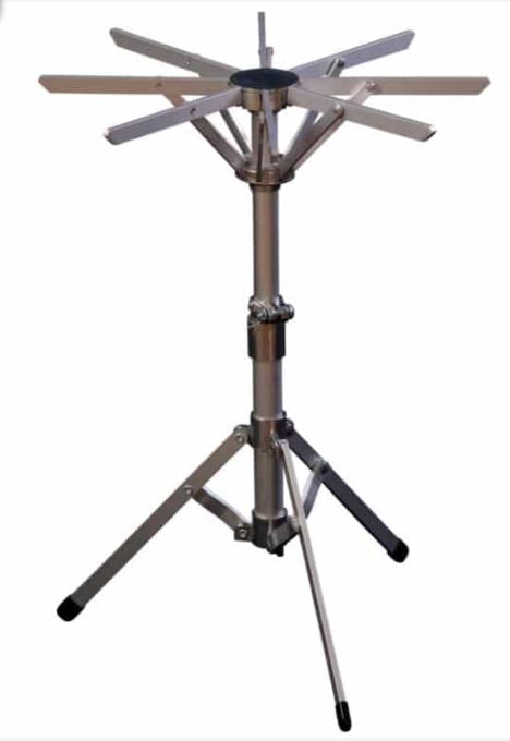 7 Assorted  Folding Top Display Stands