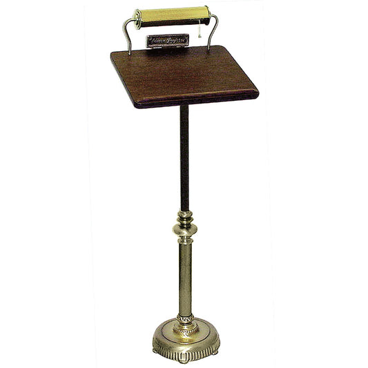 Elegant Single Pedestal Lectern