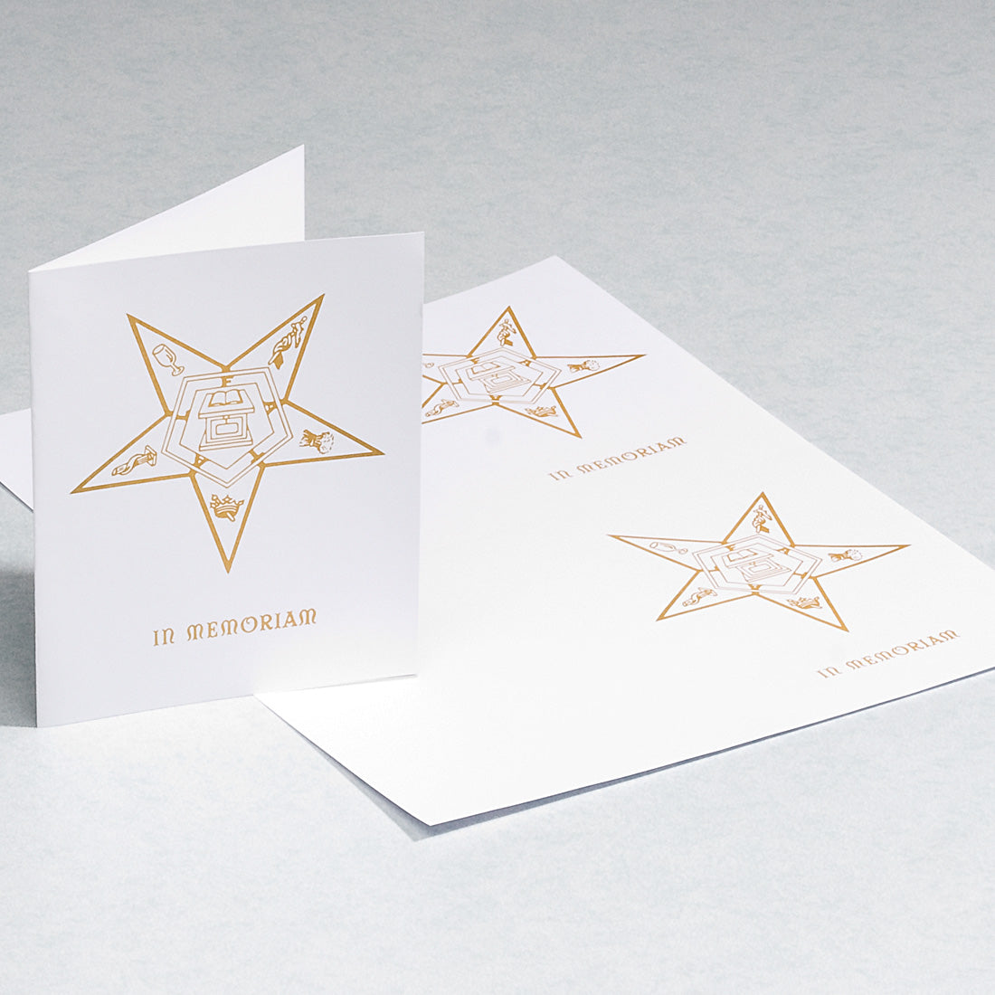 Acknowledgement Card; Eastern Star