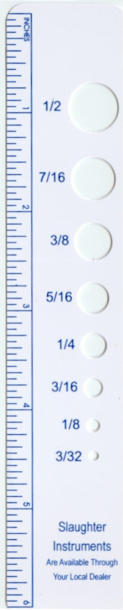 Instrument Ruler Diameter Gauge