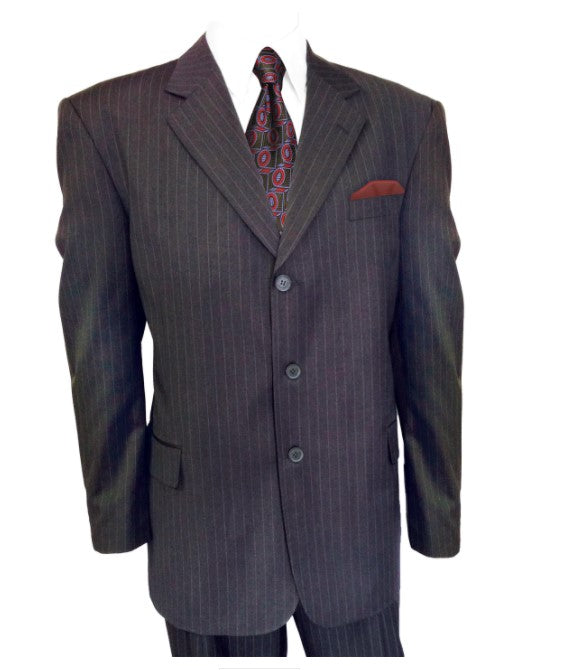 Closed Back Pin-Stripe Suit