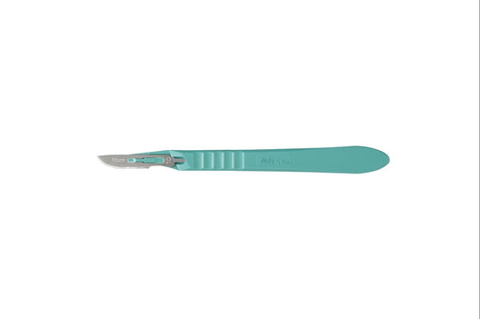 Disposable Scalpel with Attached Blade