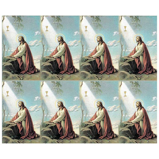 Christ in the Garden Holy Cards