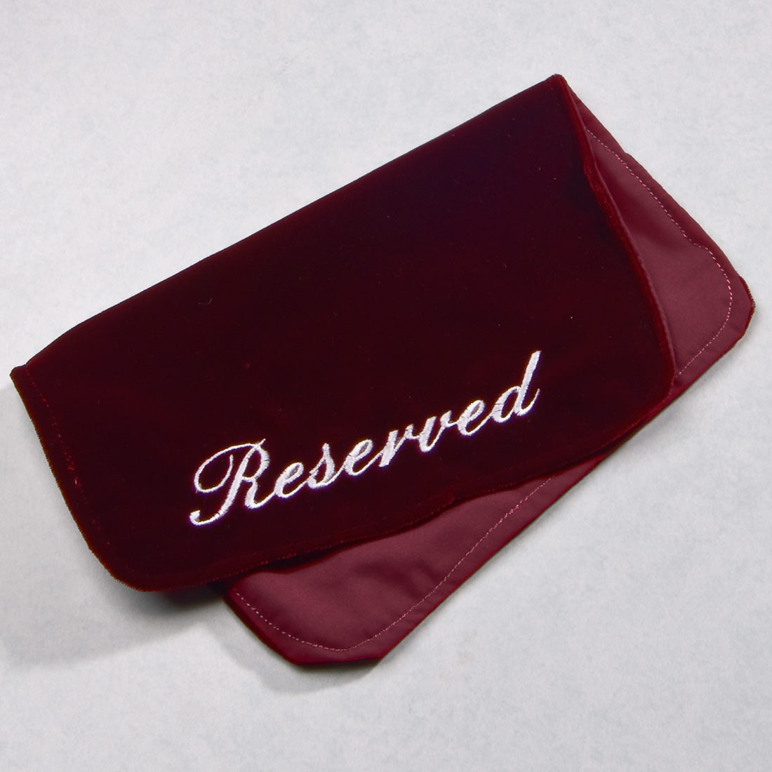 Velvet Over the Chair Reserved Sign