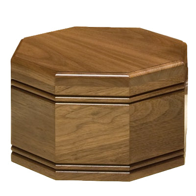 Octagon Wood Urns