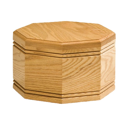 Octagon Wood Urns