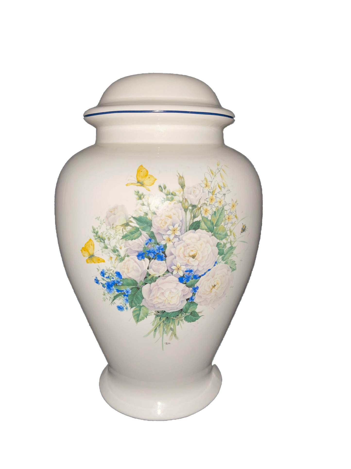 Butterfly Whispers Ceramic Urn