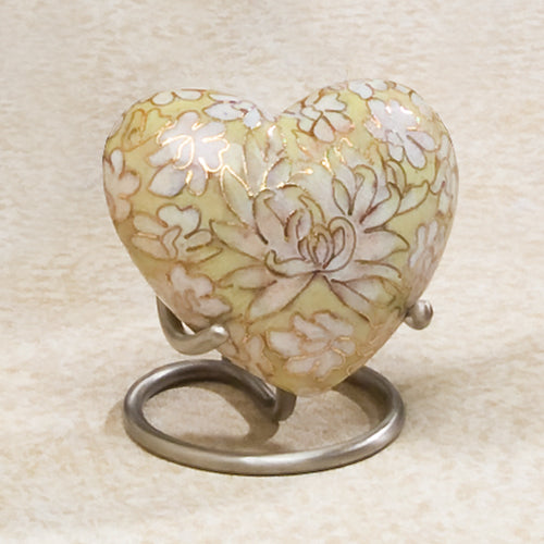 Cloisonné Keepsake Heart W/Stand