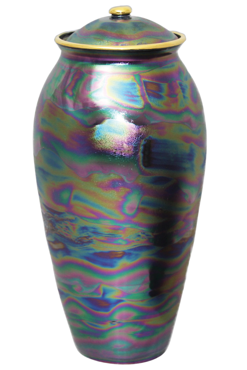 Black Pearl Iridescent Urn 45 - 210 cu. in.