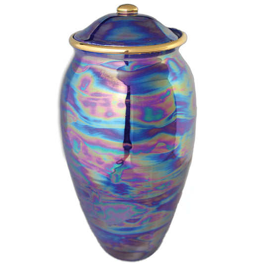 Blue Pearl Iridescent Urn 45 - 210 cu. in.