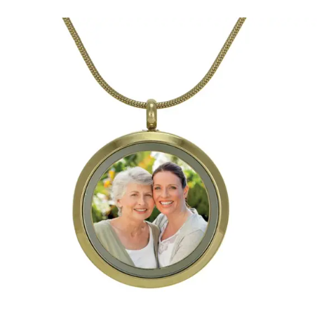 Round Frame Cremation Pendent