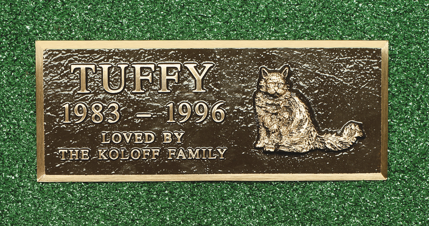 Cast Bronze Pet Marker