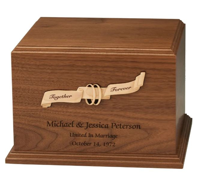 Ribbon & Rings Companion Urn