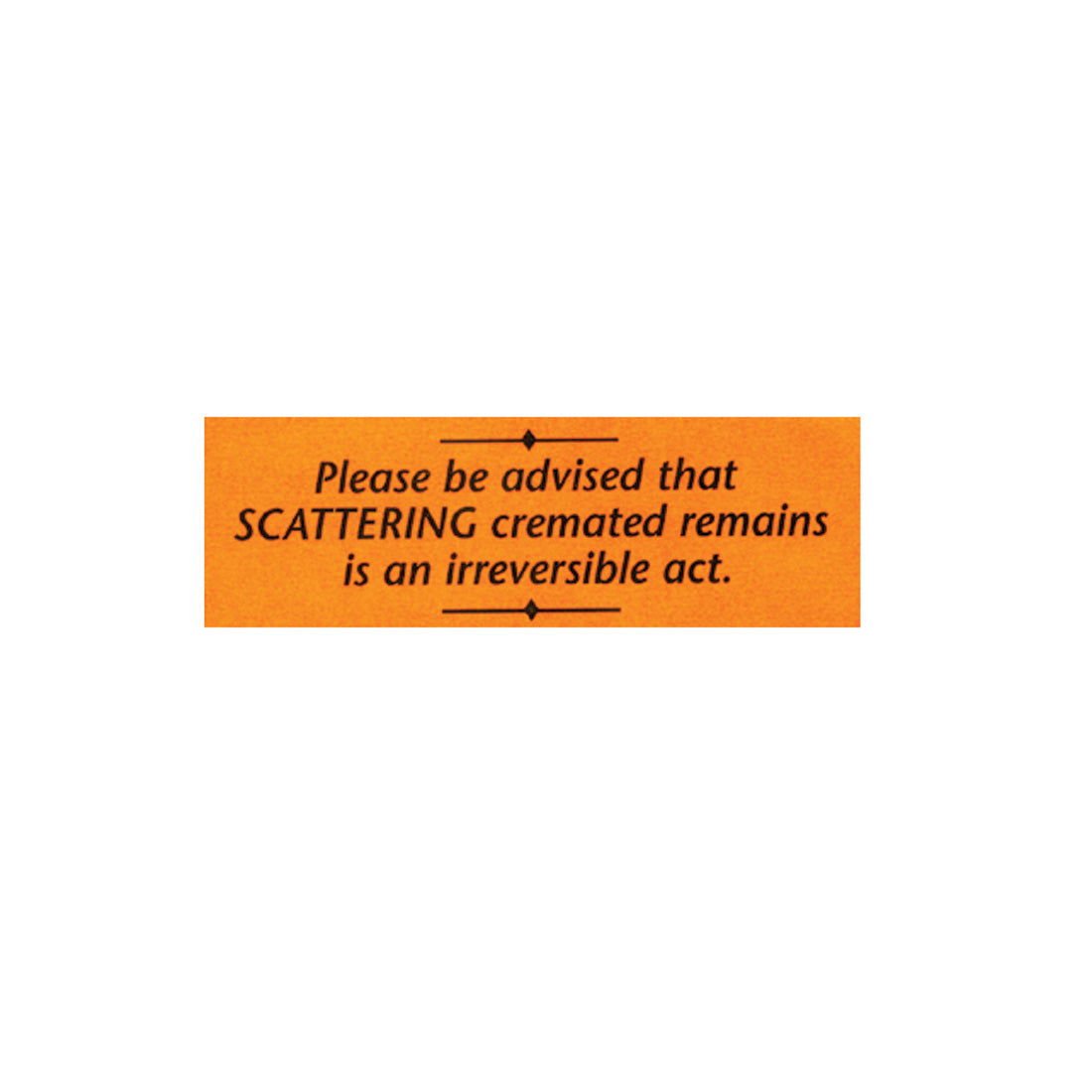 Scattering Advisory Labels