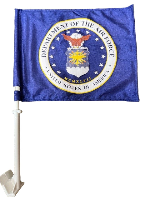 Military Lead Car Flag