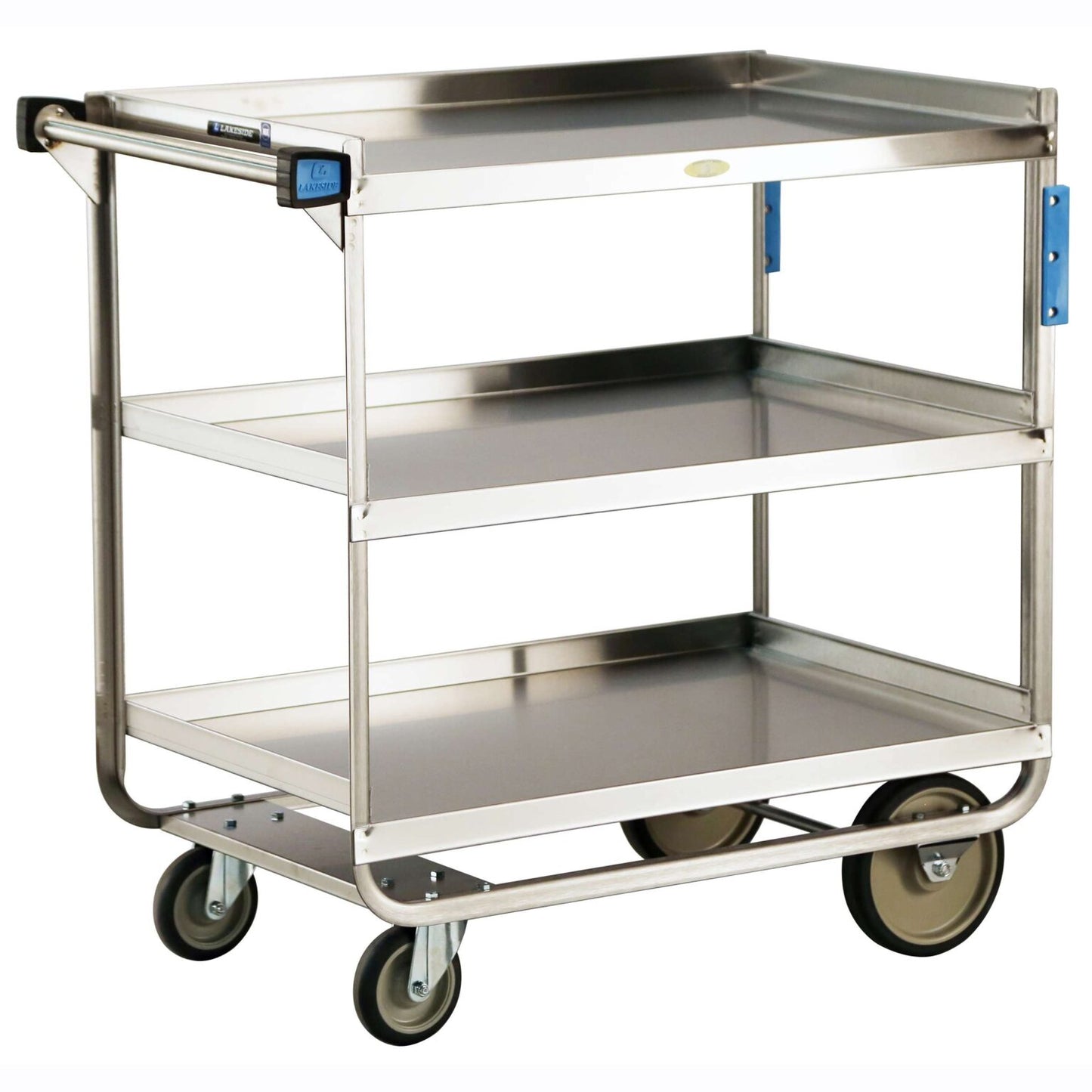 Stainless Steel Heavy-Duty Cart 3 Shelf