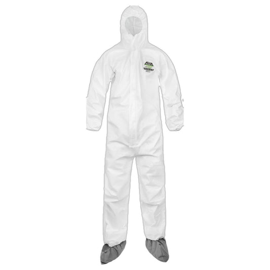 Coverall w/Hood & Boots - Various Sizes