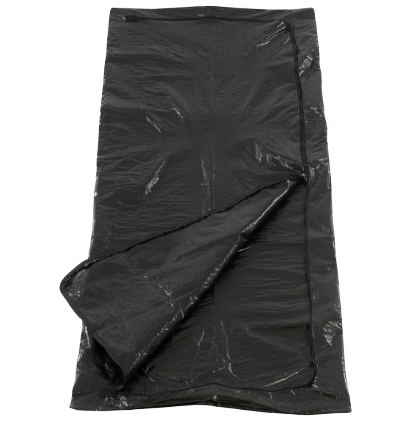 94" x 38" Chlorine-Free Body Bag Black 12mil