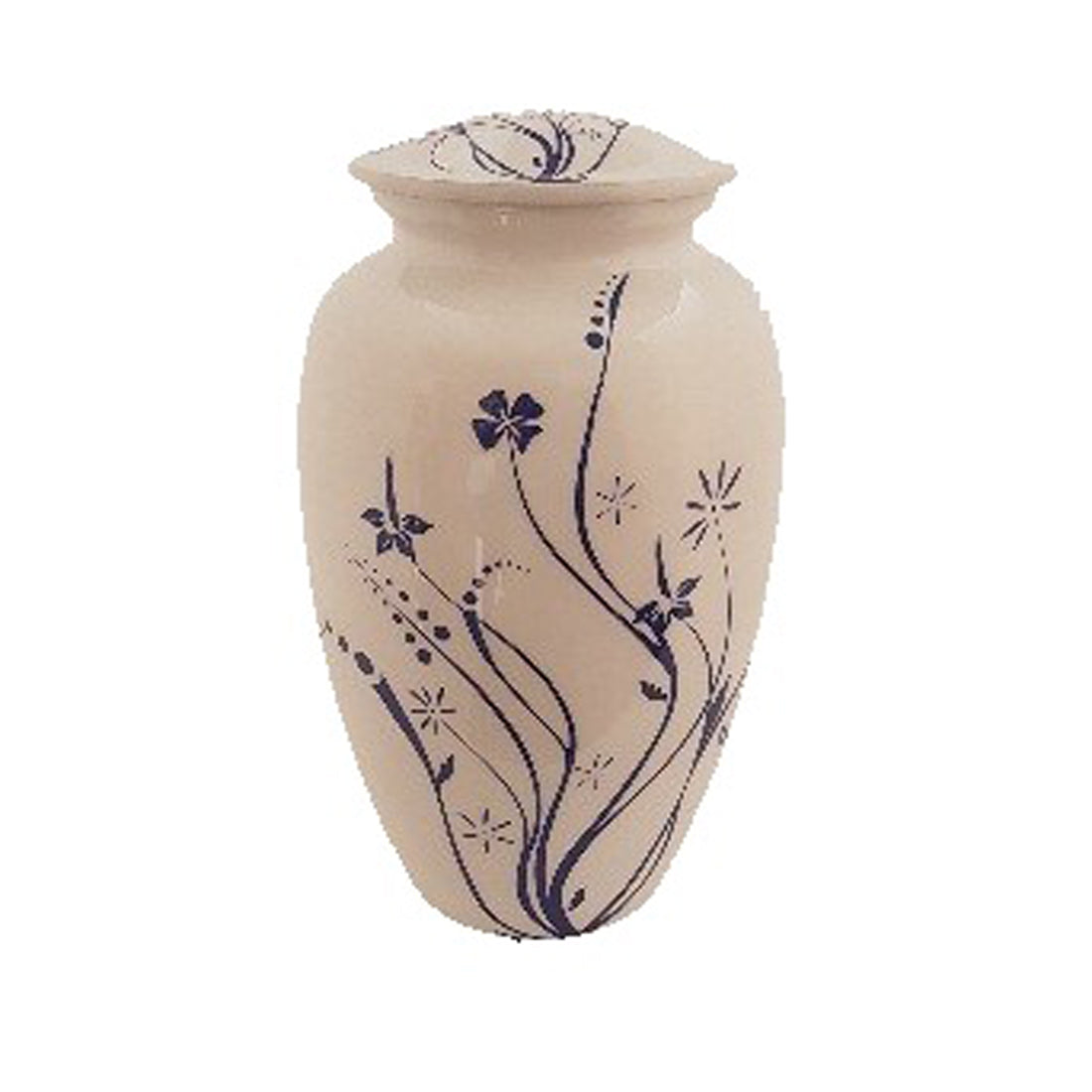 Blue Wild Flowers Urn 195 cu. in.