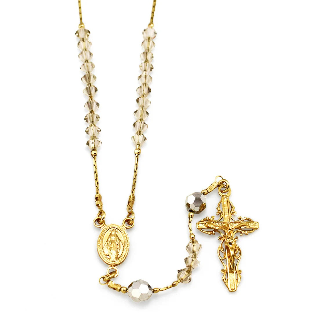 Swarovski® Crystal Rosary Necklace