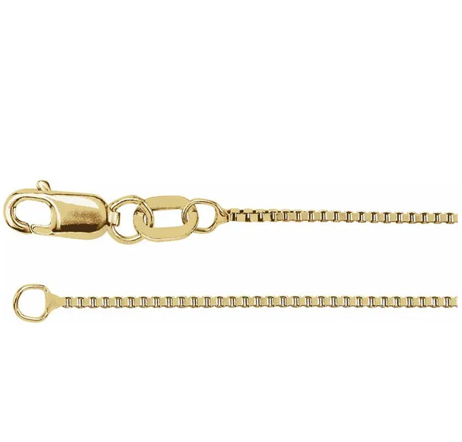 14k Gold Box Chain