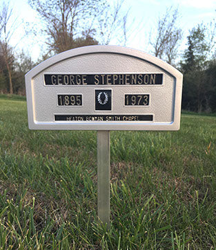 Diecast Silver Grave Markers Set of 25