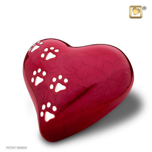 LovePaw Red Heart 28 cu. in.