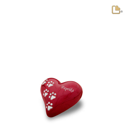 LoveUrns® Love Paw Heart