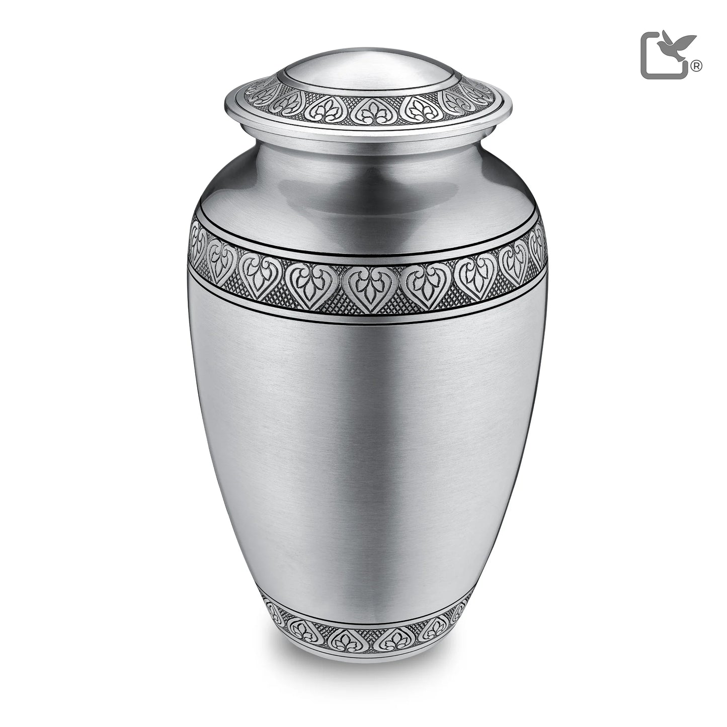 LoveUrns® Classic Brushed Pewter Urn