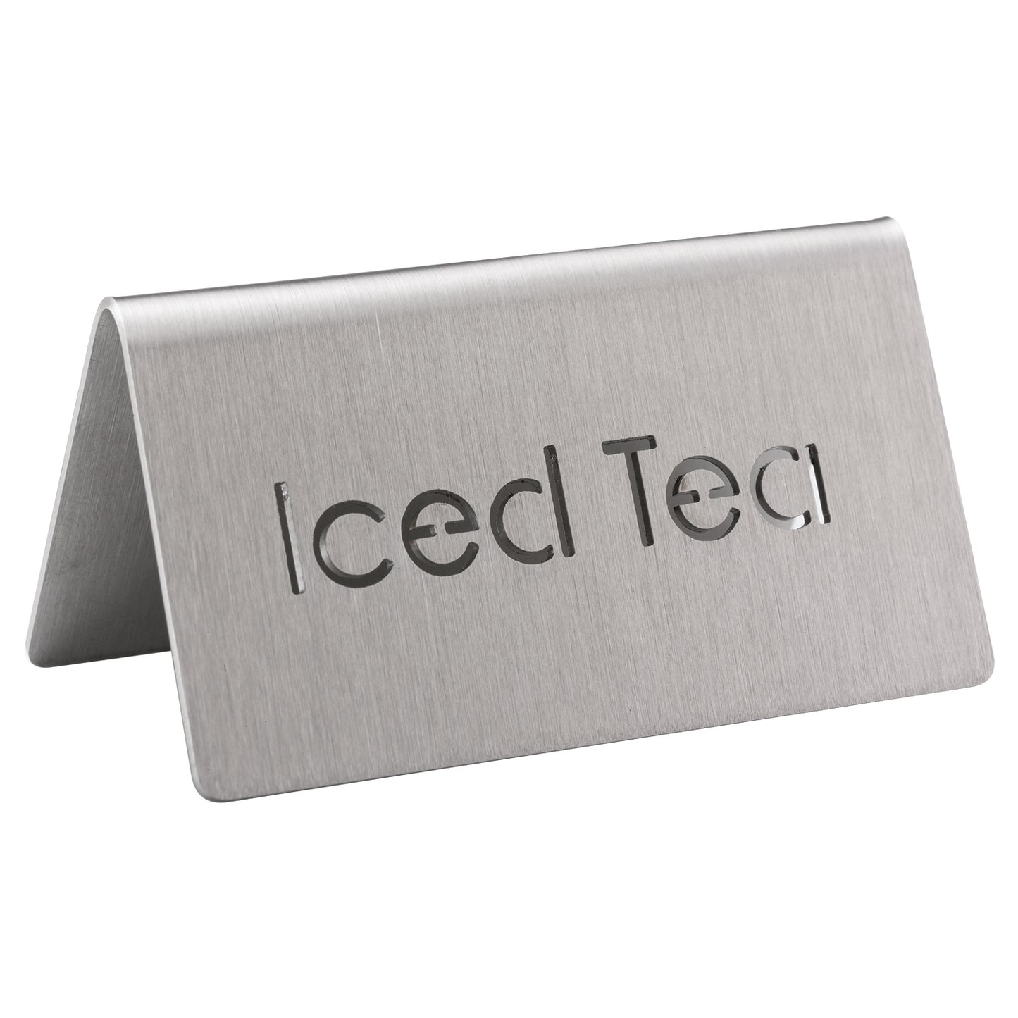 Laser Cut ID Tent - Iced Tea