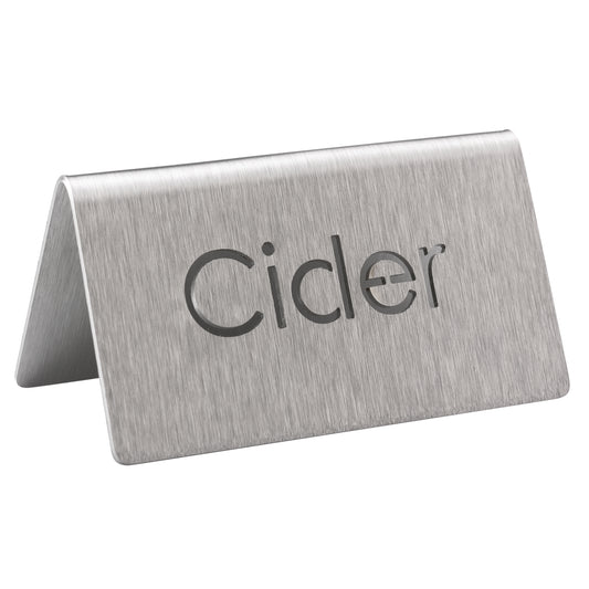 Laser Cut ID Tent - Cider