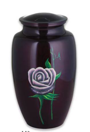 Hand-Painted Rose Urn - Various Styles