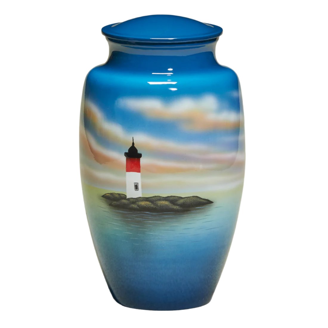 Hand-Painted Artisan Urn – Various Design Options